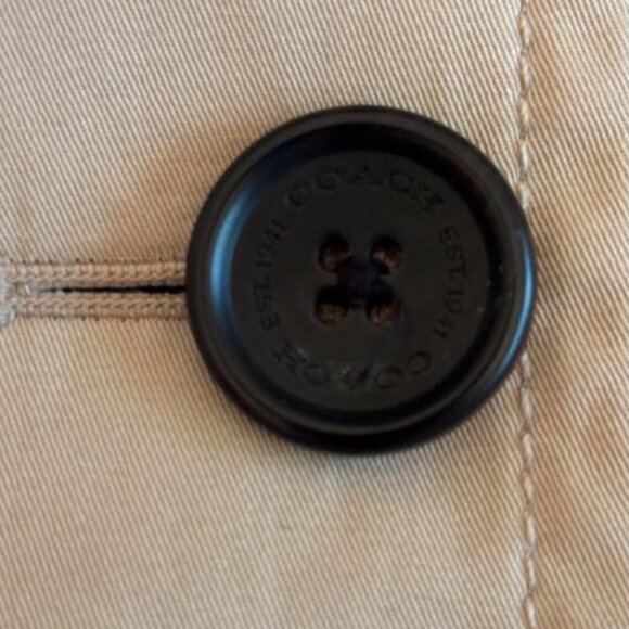 Coach Trench Coat Jacket Size  XL - Picture 7 of 15